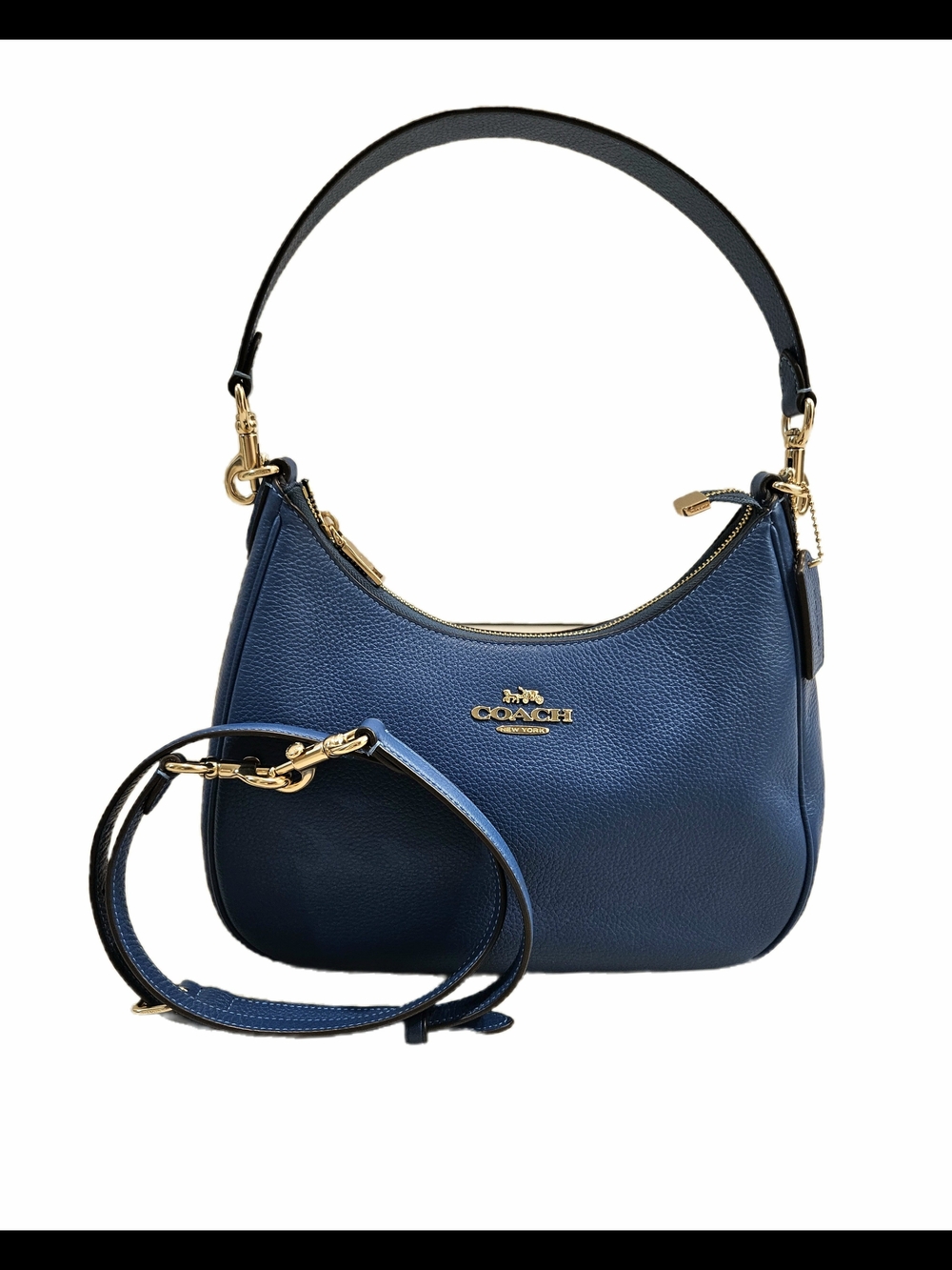 Coach Teri Hobo Bag in Pacific Bright Mineral w/ Gold Hardware - Picture 8 of 12